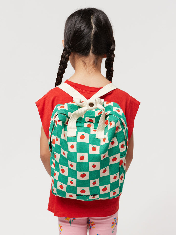 Tomato All Over school bag