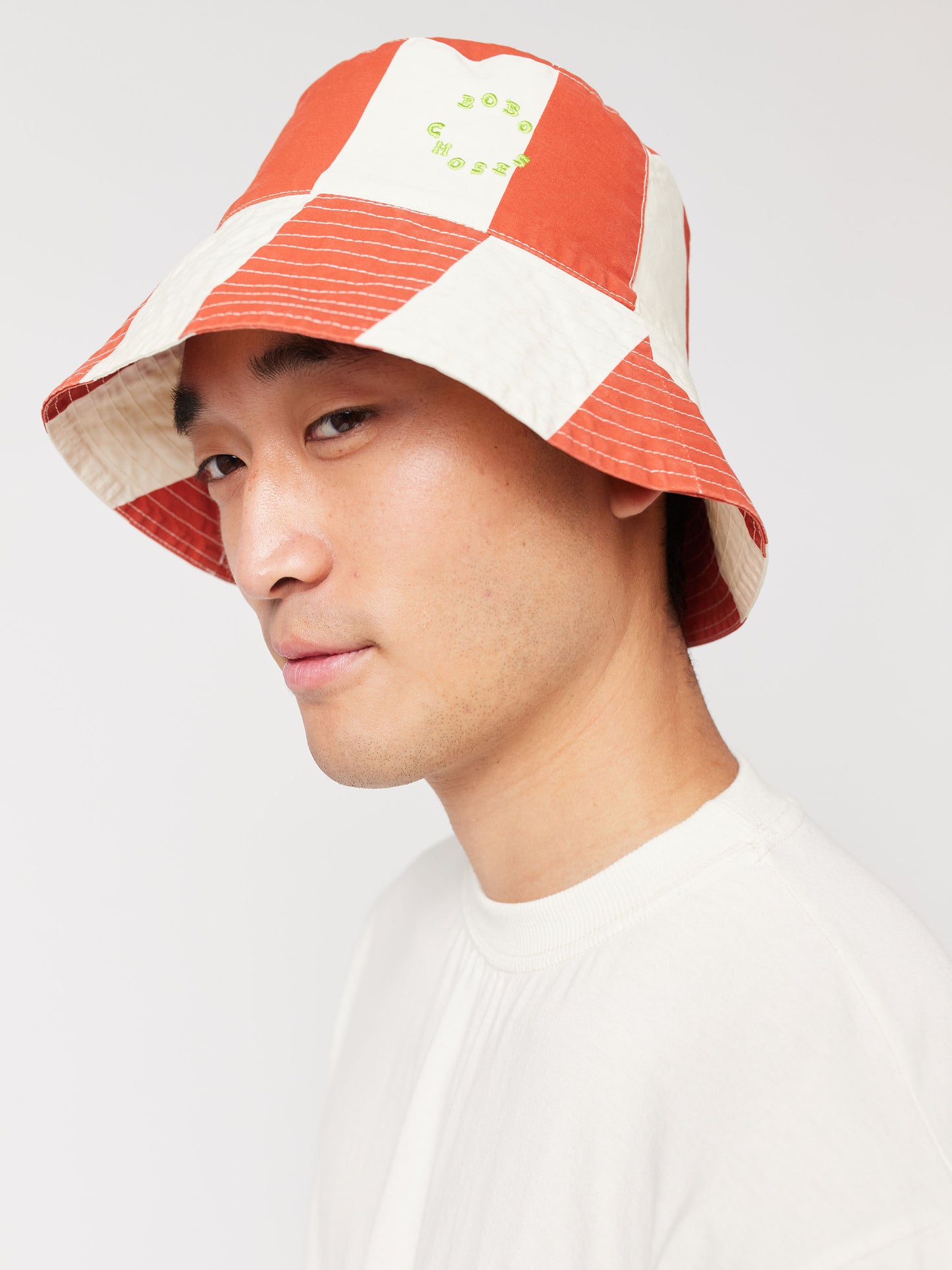 Striped fisherman hat
