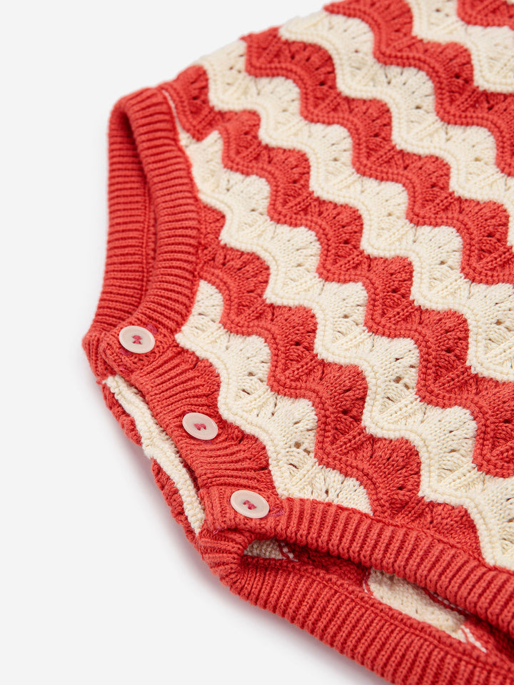 Crochet Checkerboard romper