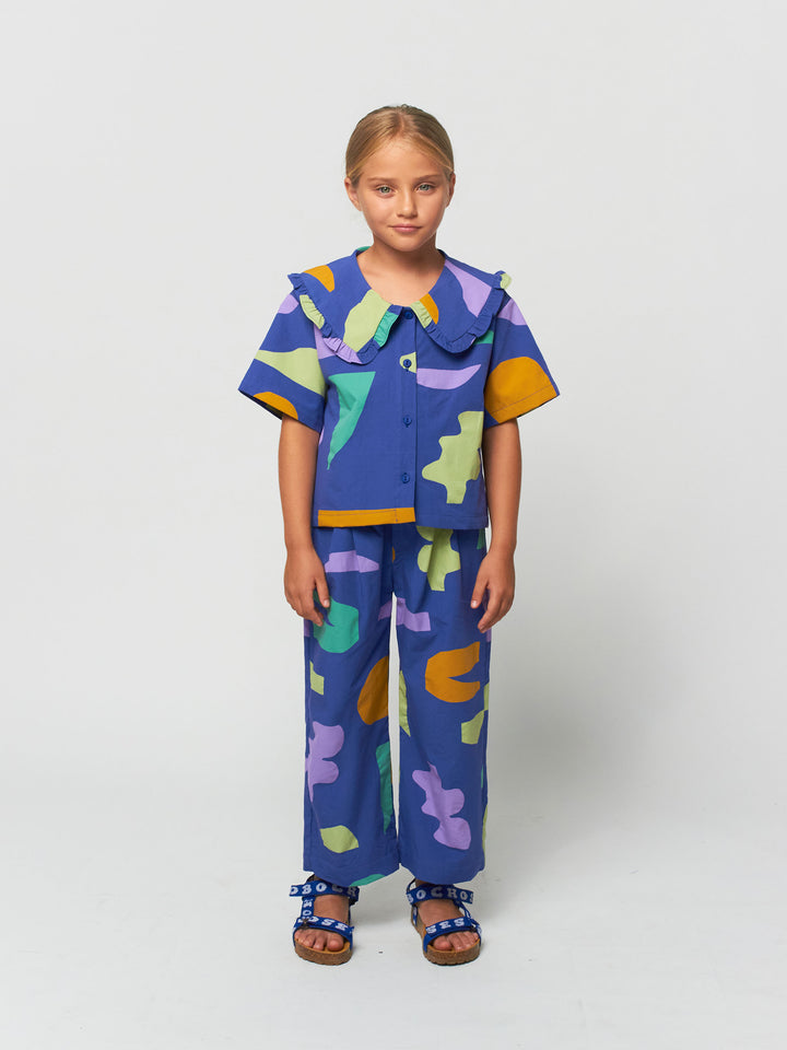 Summer Landscape all over woven shirt