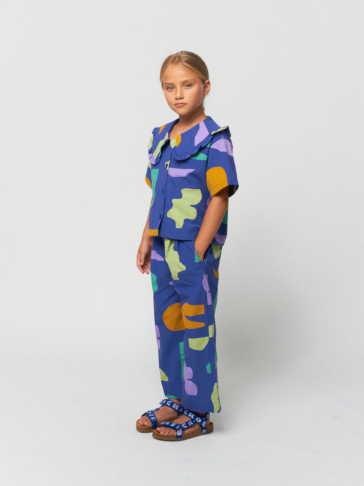 Summer Landscape all over woven shirt