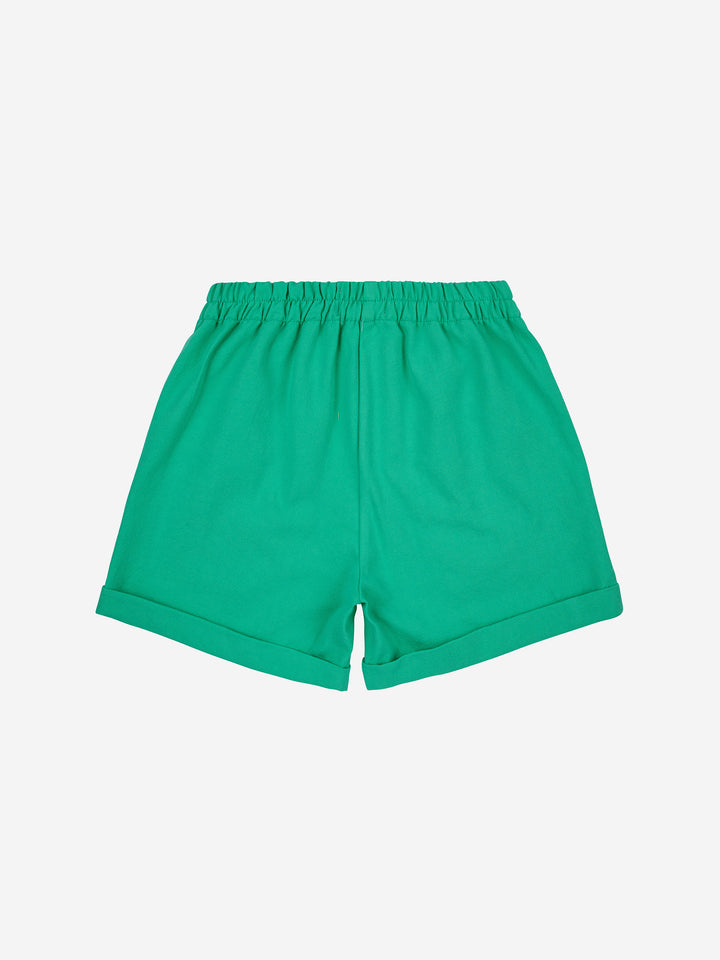 Contrast pocket woven shorts