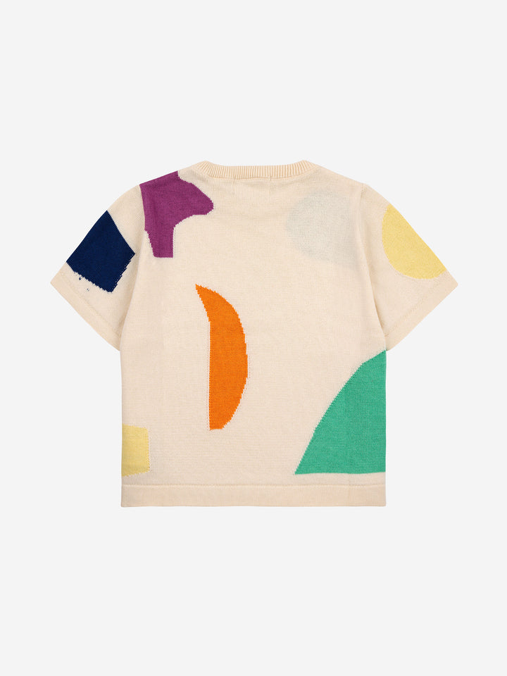 Summer Landscape all over knitted jumper