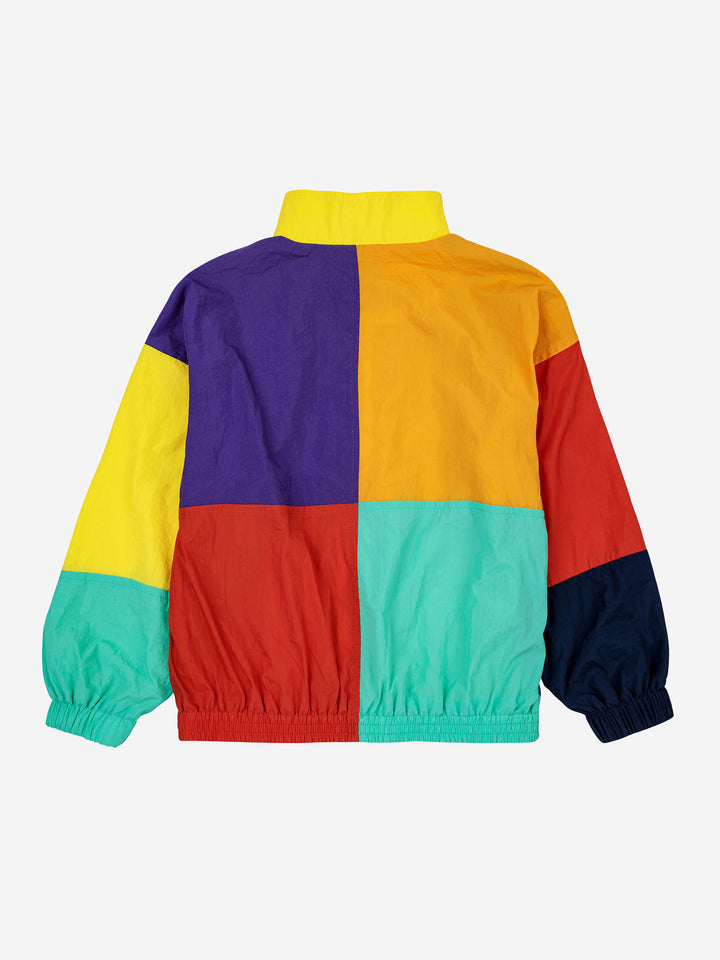 Colorblock windbreaker jacket