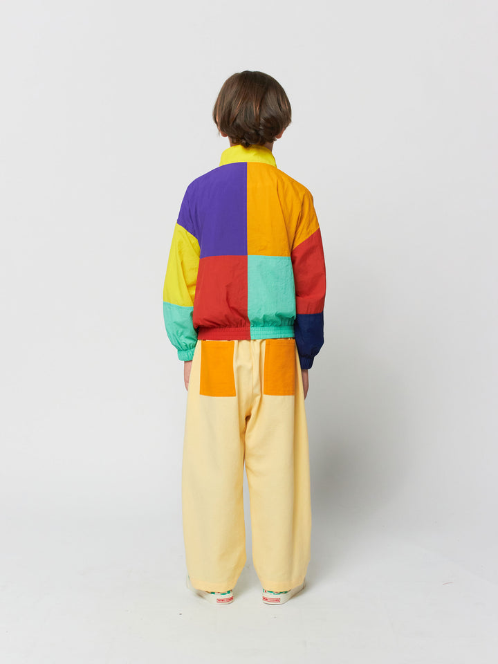 Colorblock windbreaker jacket
