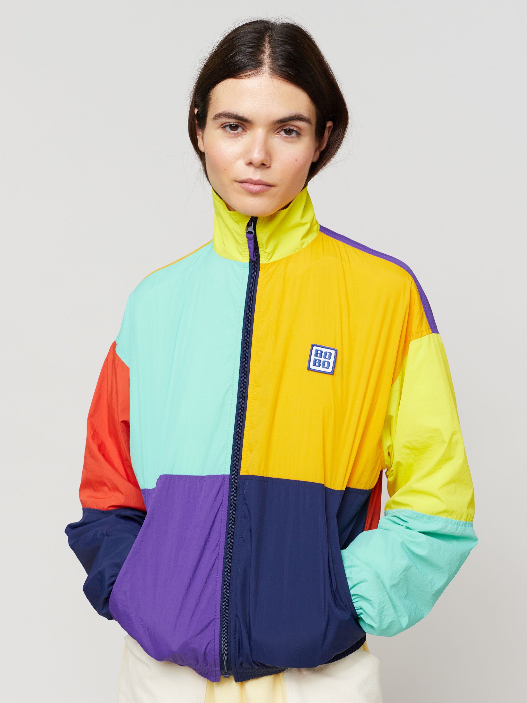 Colorblock Windbreaker Jacket – Bobo Choses