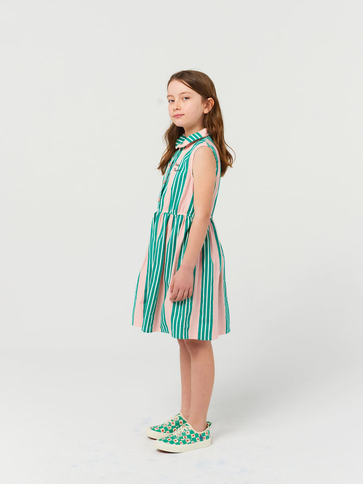 Stripes woven dress
