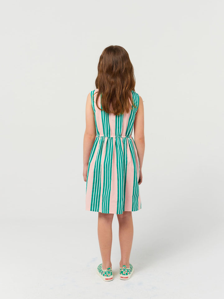 Stripes woven dress