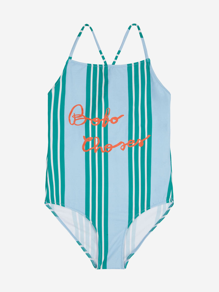 Bobo Choses stripes swimsuit