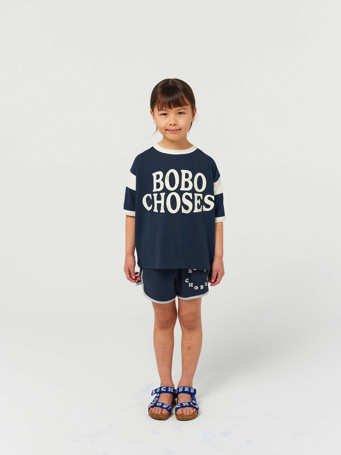 Bobo Choses 네이비 블루 티셔츠
