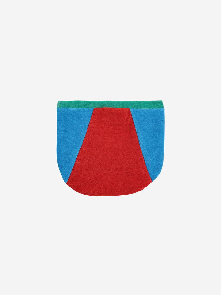 Terry color block culotte