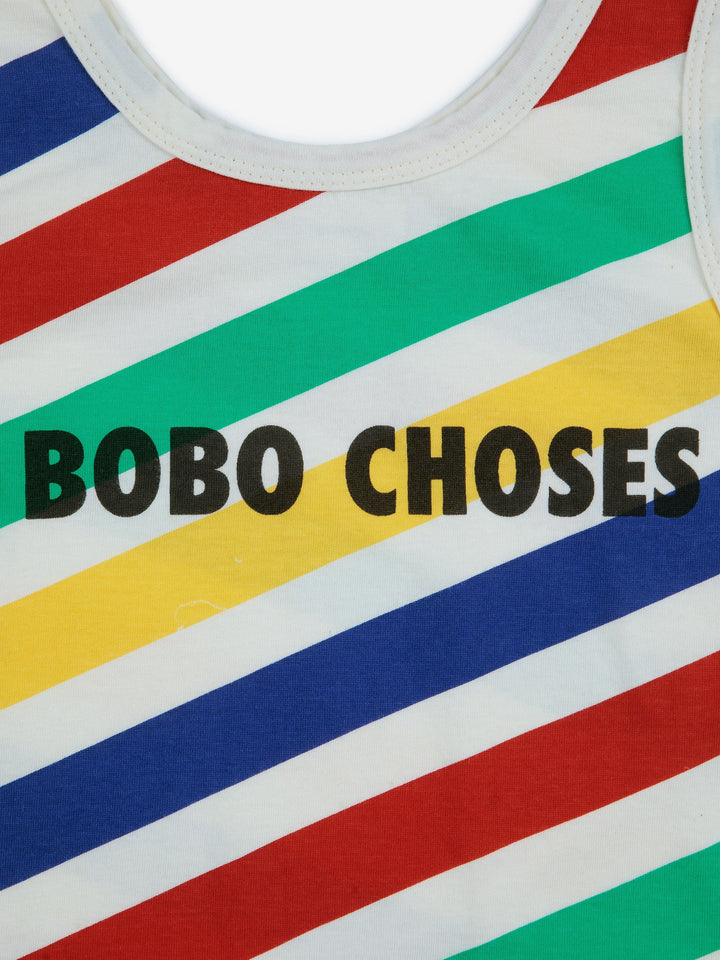 Happy stripes all over tank top