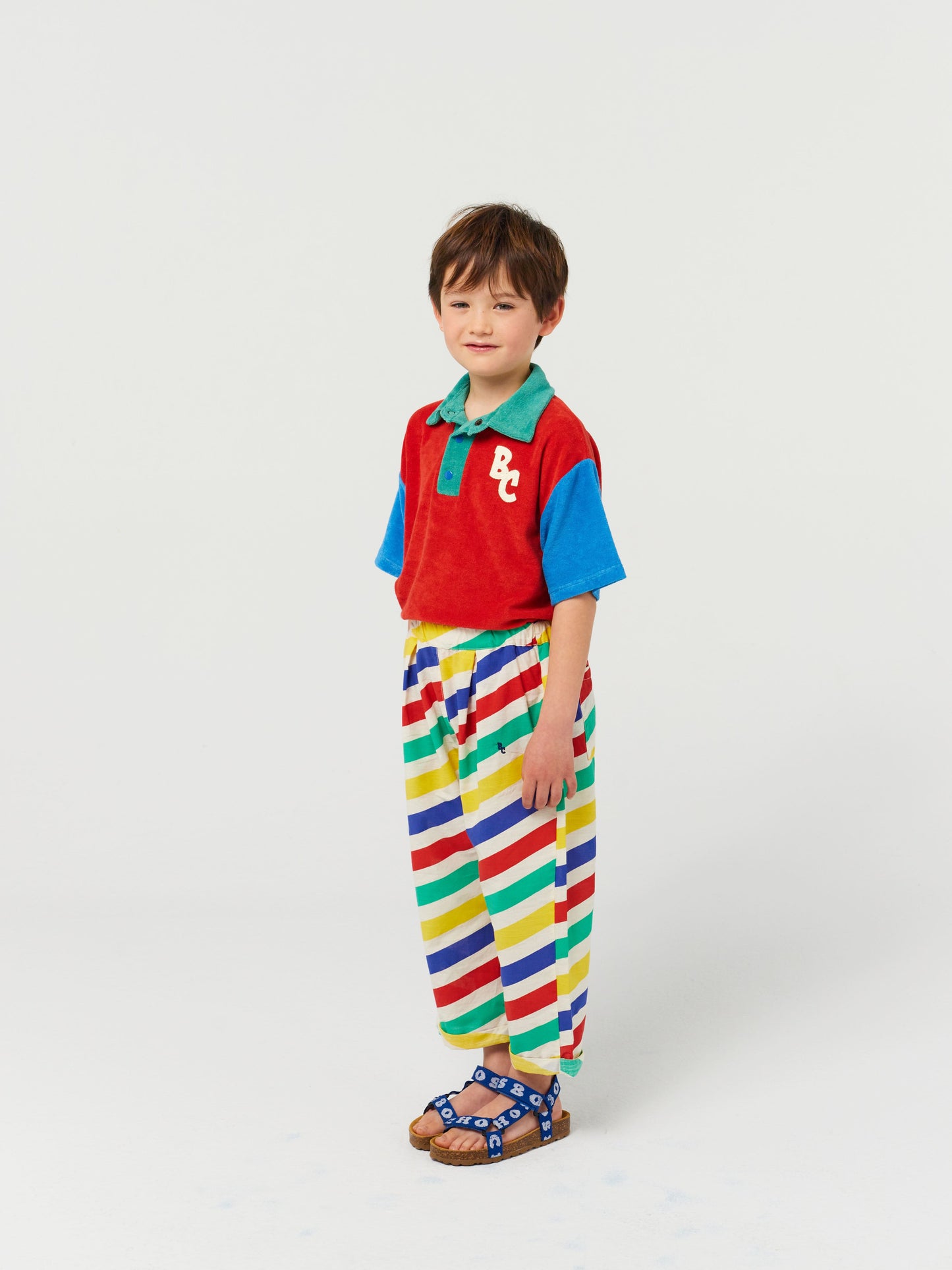 Pantalons amb ratlles multicolor
