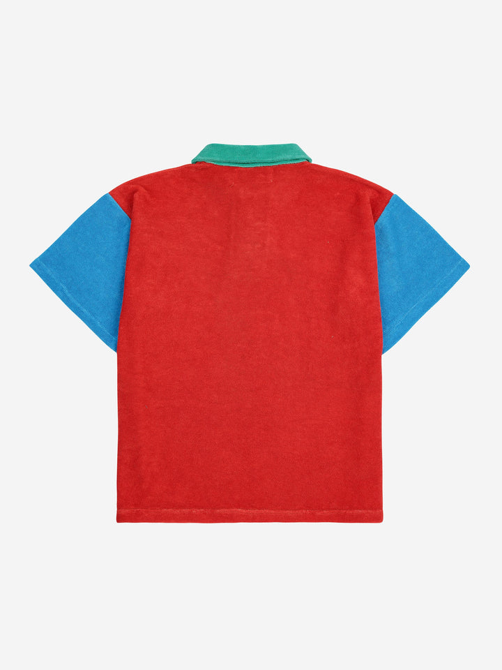 BC color block polo