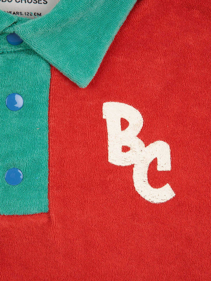 BC color block polo