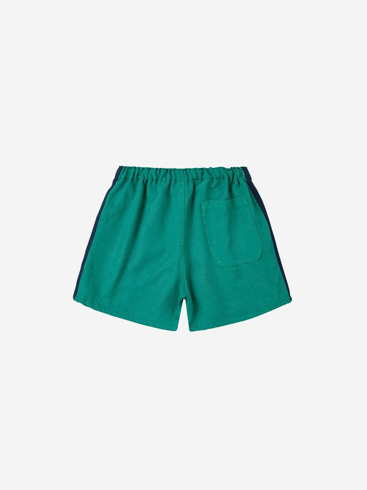 Lateral stripes woven short