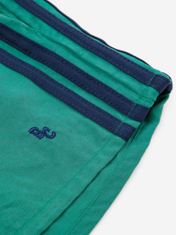 Lateral stripes woven short