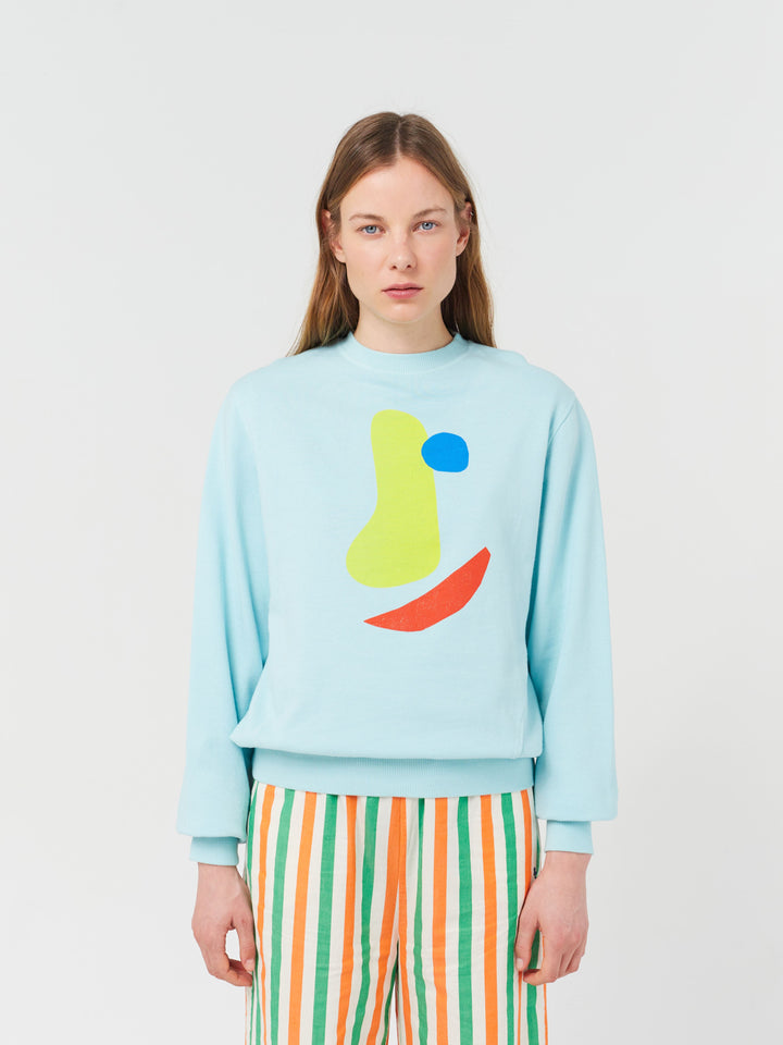 Smiling sweatshirt