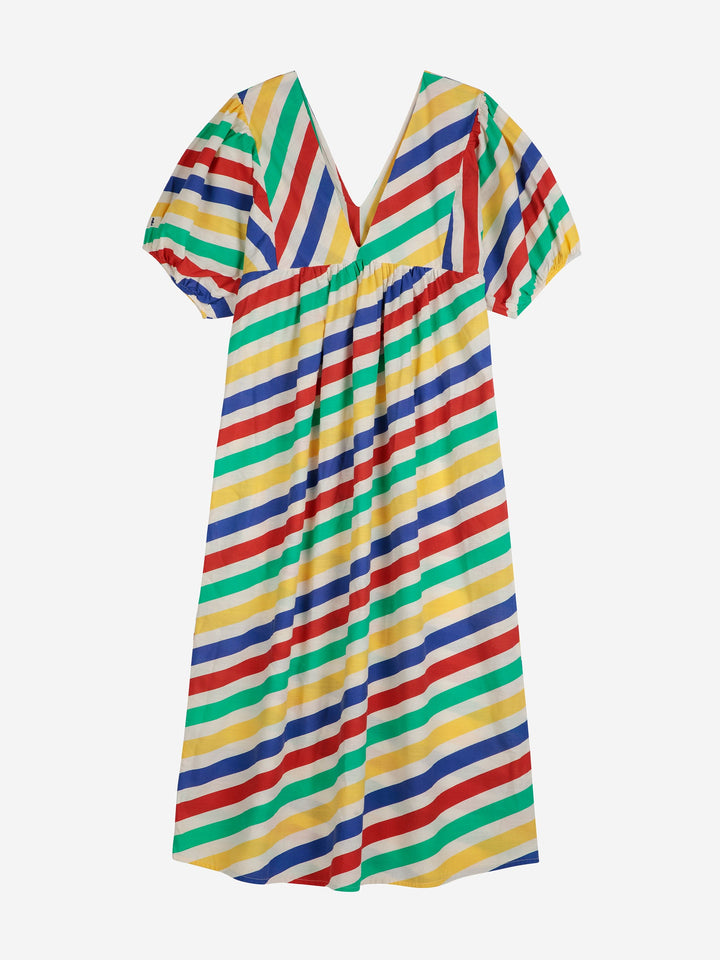 Happy stripes all over dress