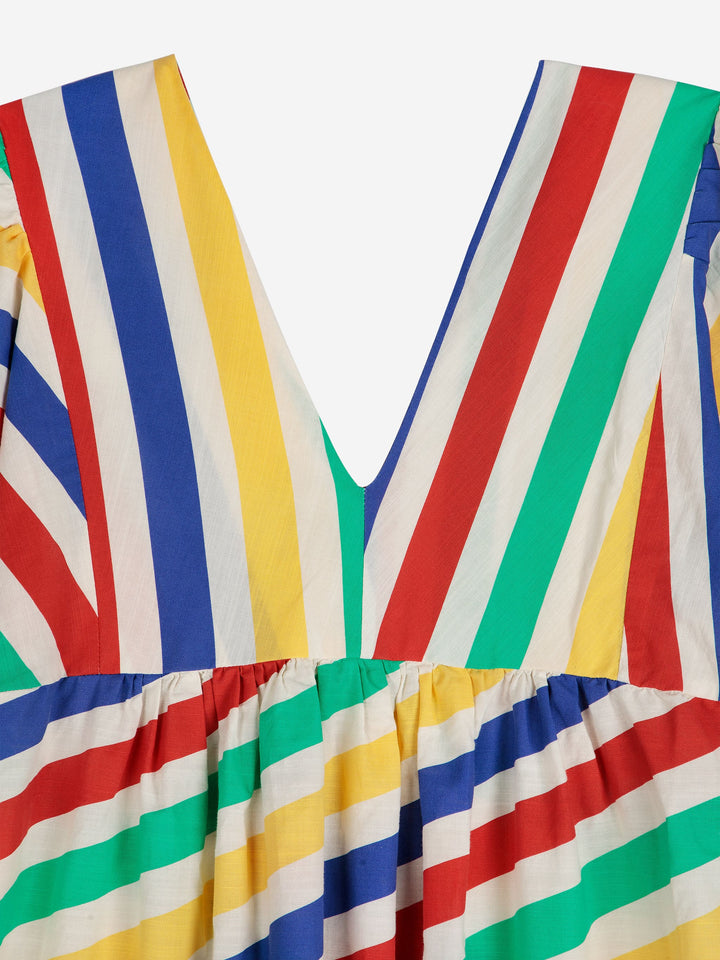 Happy stripes all over dress