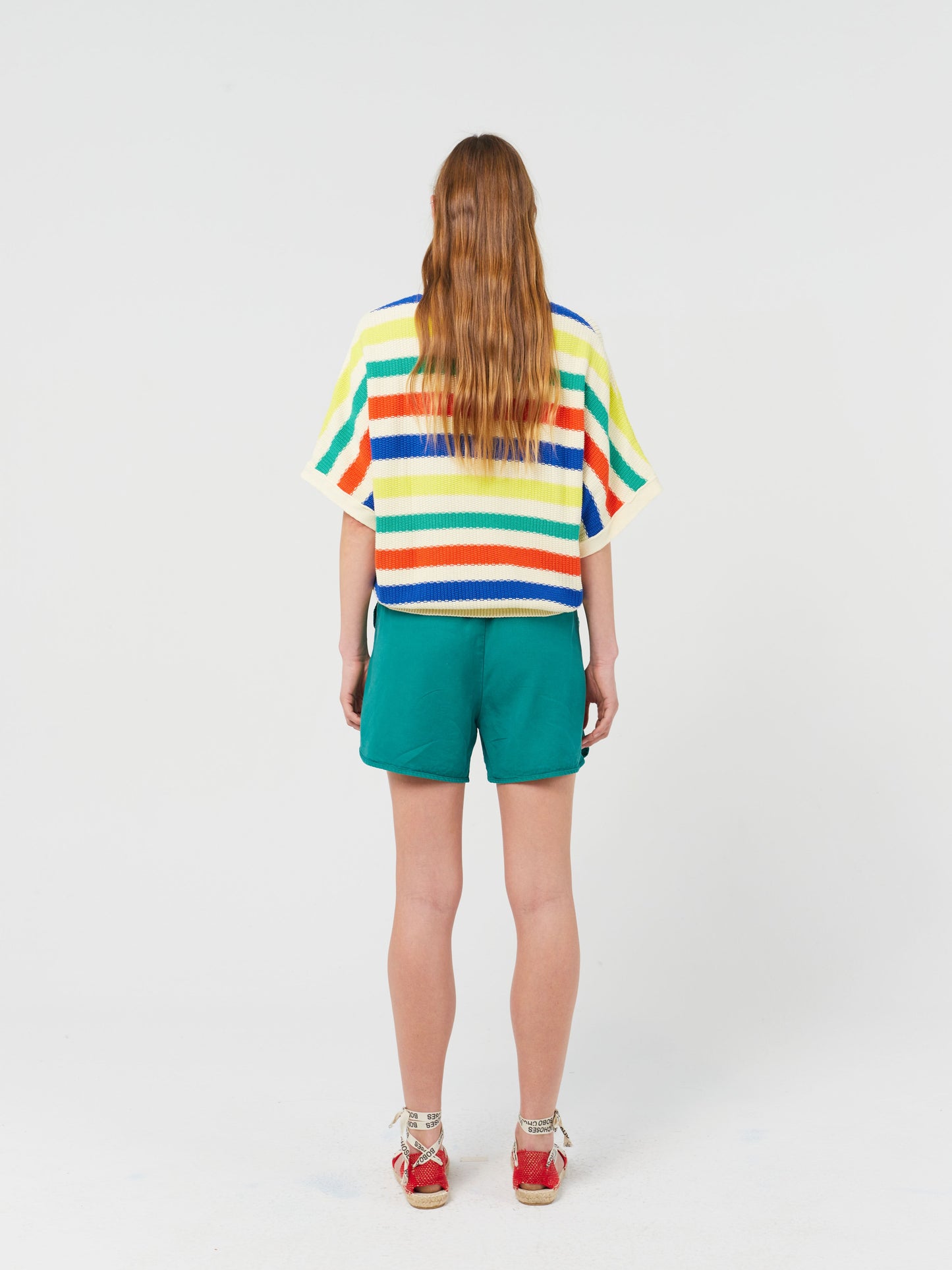 Jersey de rayas multicolor