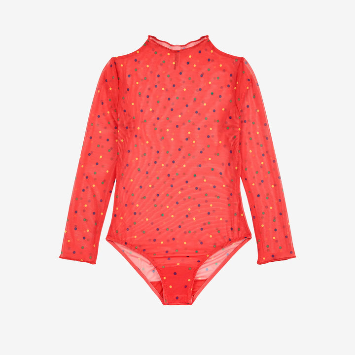 Polka Dot mesh body