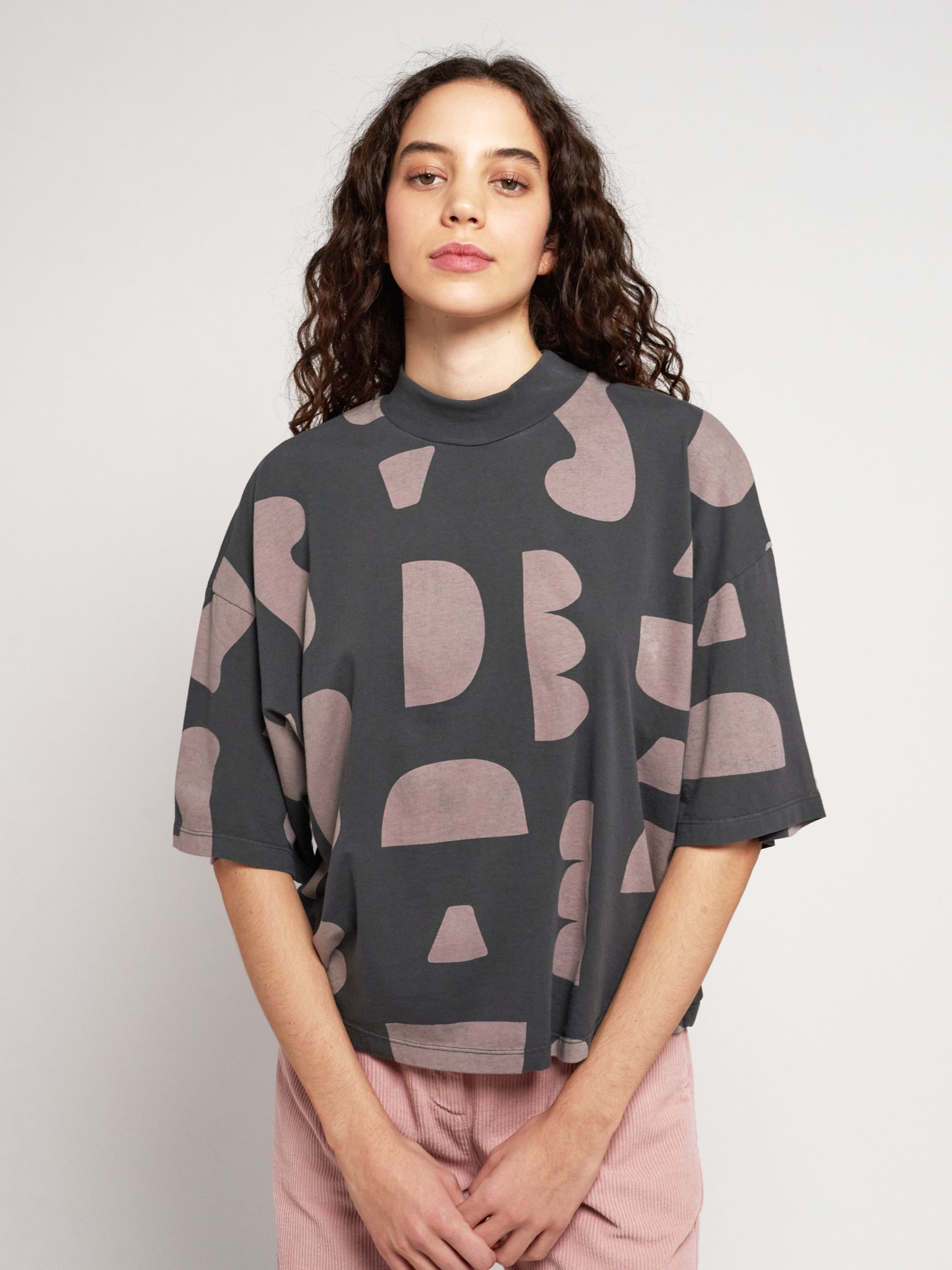 Mixed Molds all over oversized T-shirt