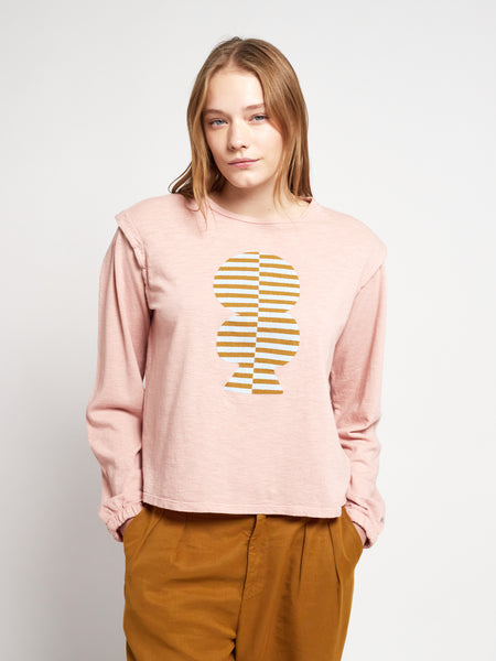 Striped mold puff sleeve T-shirt – Bobo Choses