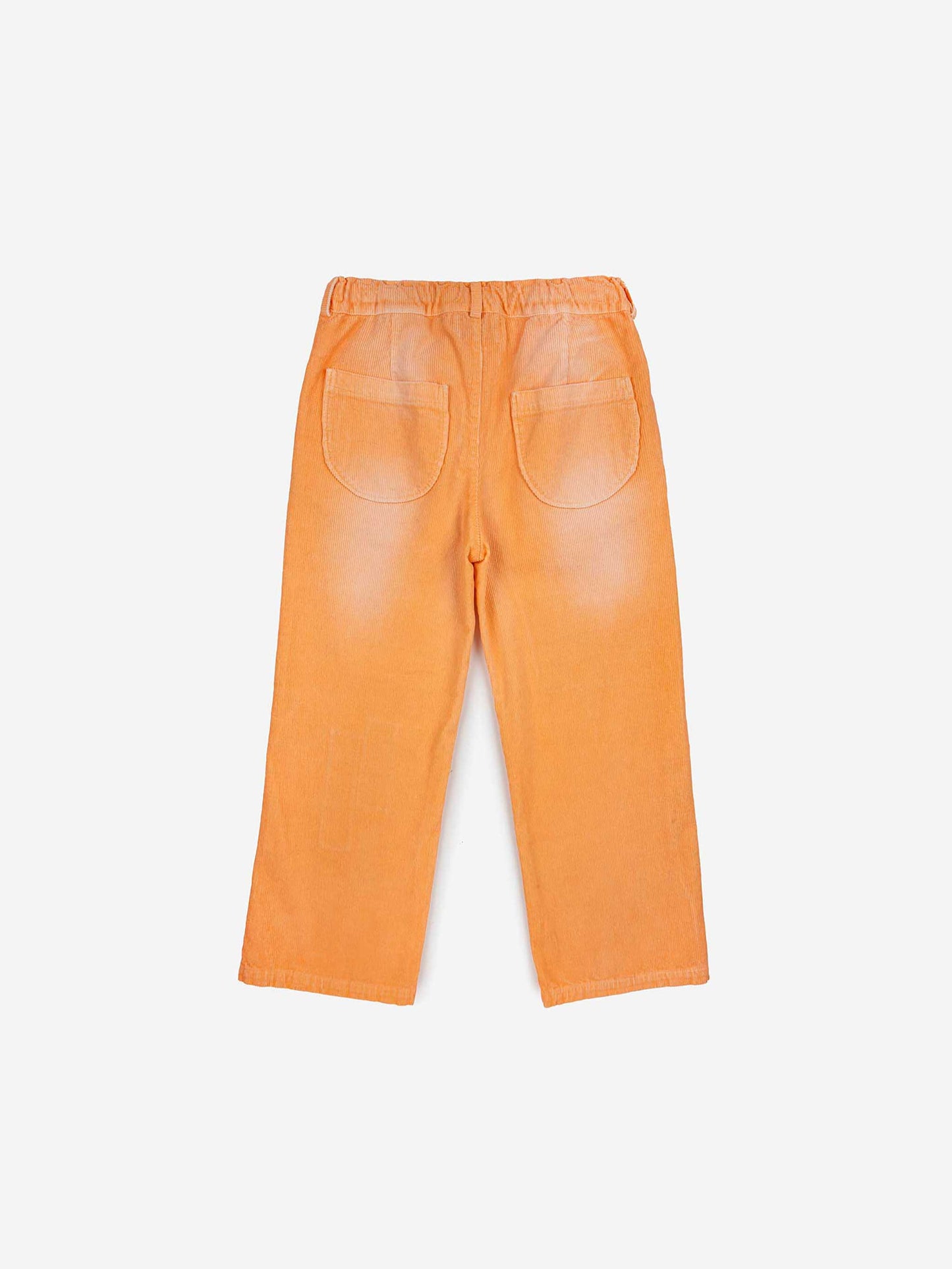Patch corduroy baggy trousers