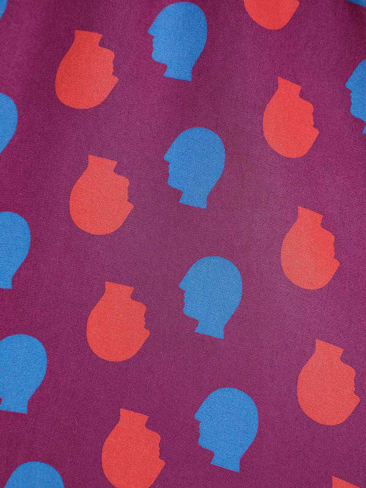 Head all over midi skirt