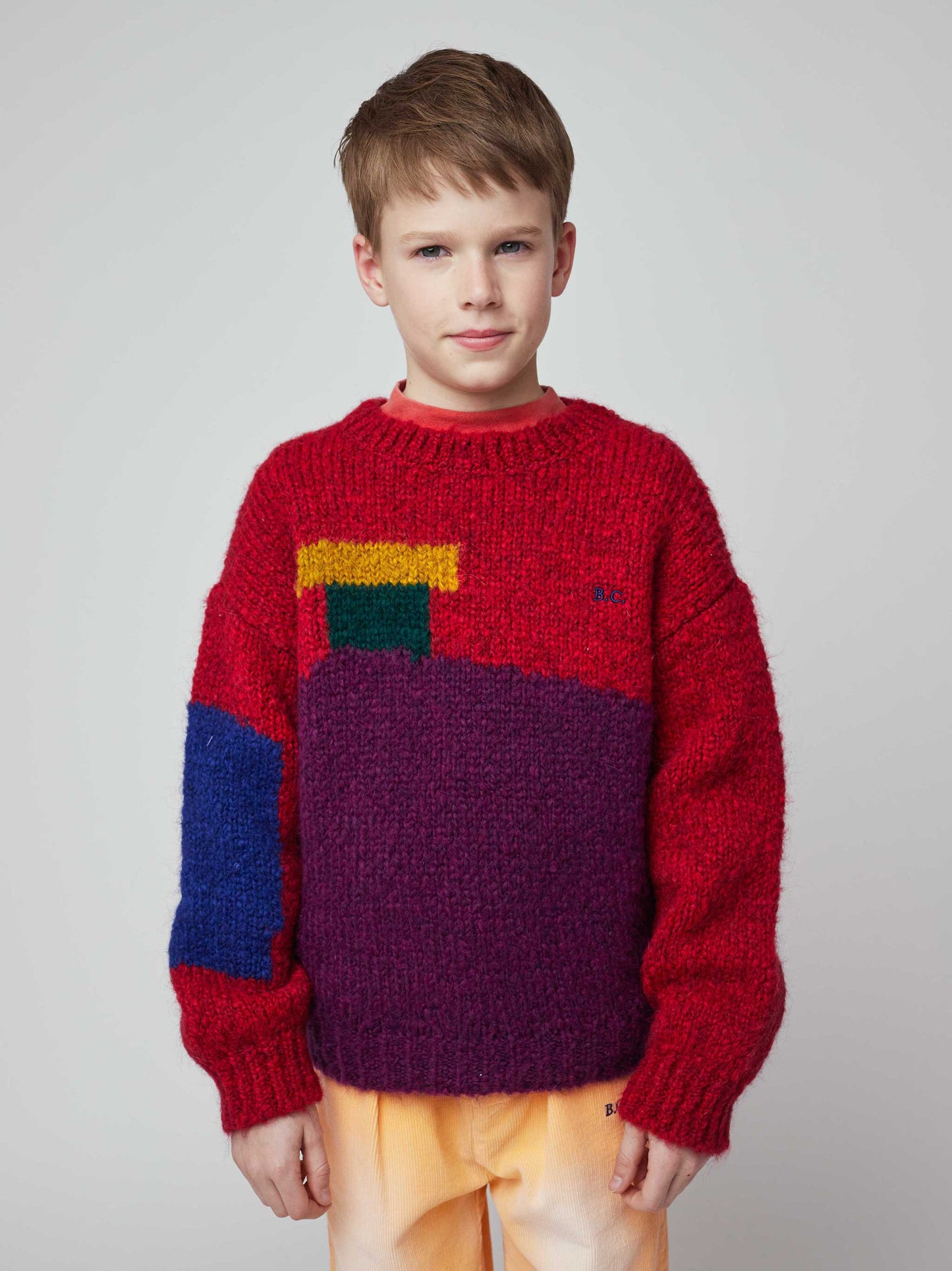 Top Of The Hill chunky knit intarsia jumper