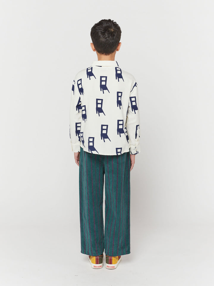 B.C Striped chino pants