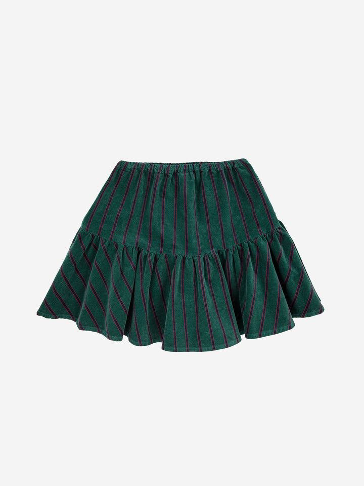 B.C striped ruffle skirt