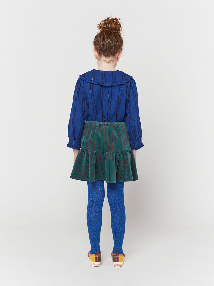 B.C striped ruffle skirt