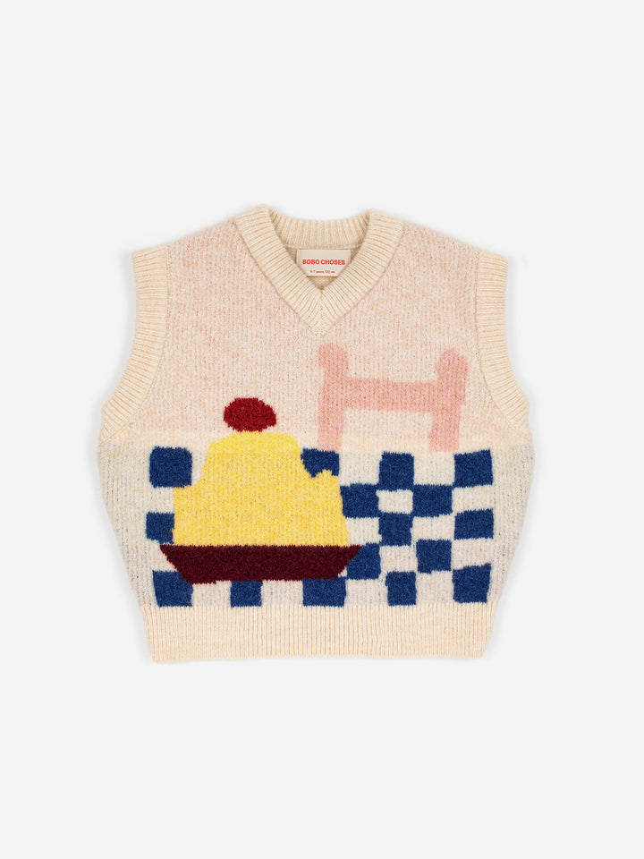 Yummy Cake knitted vest