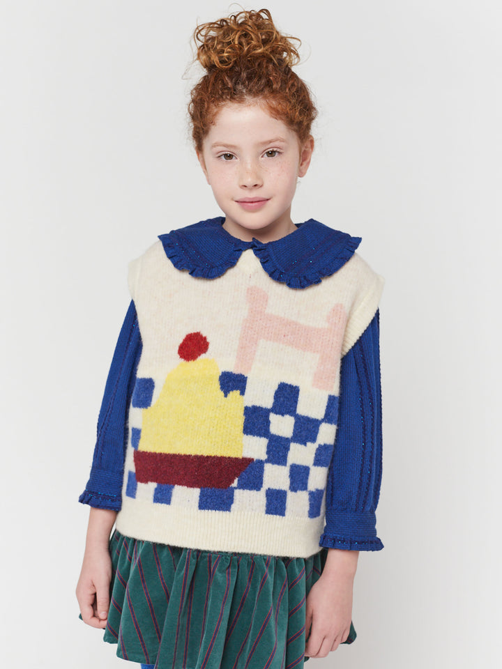 Yummy Cake knitted vest
