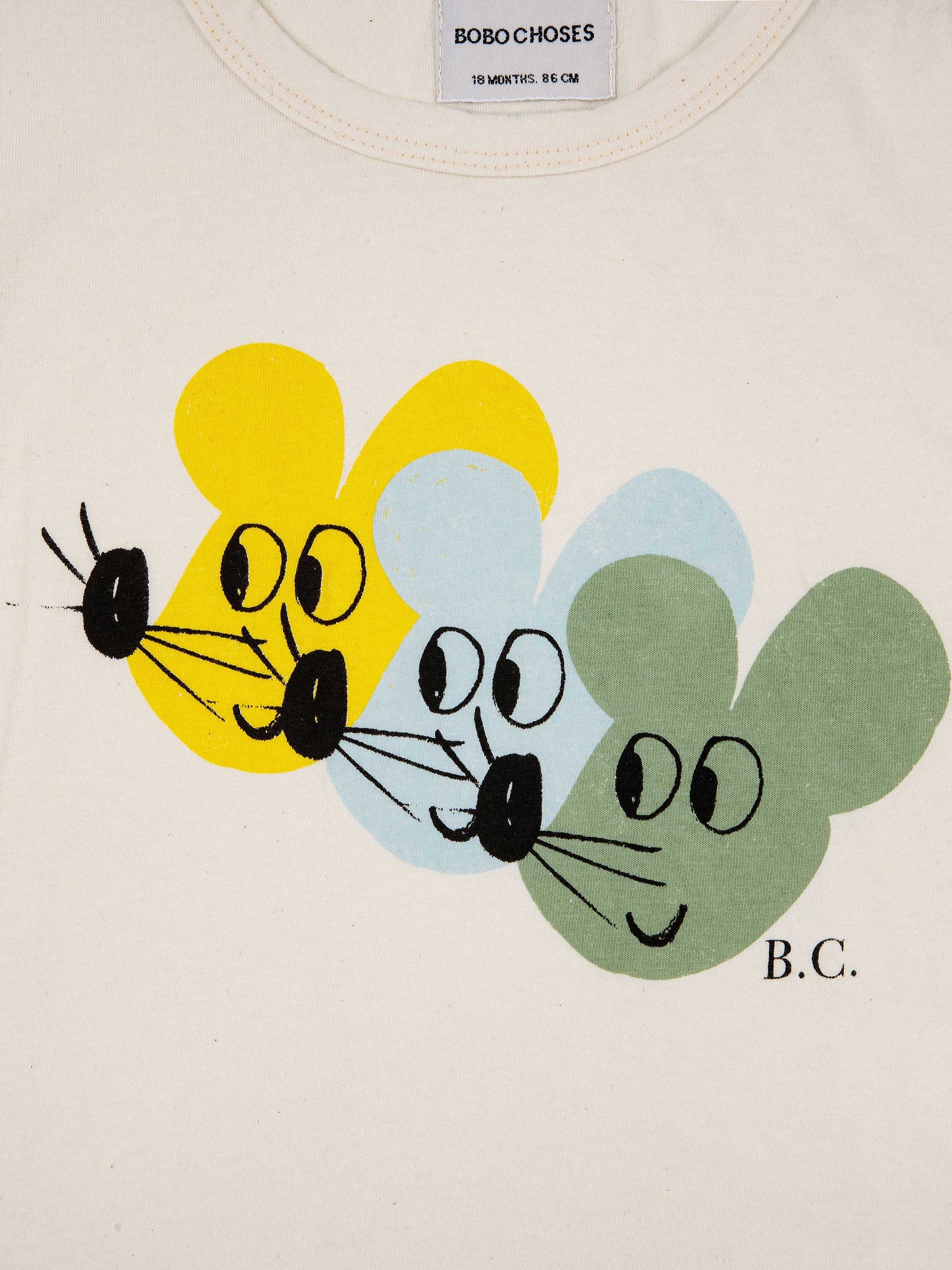 Multicolor mouse short sleeve T-shirt