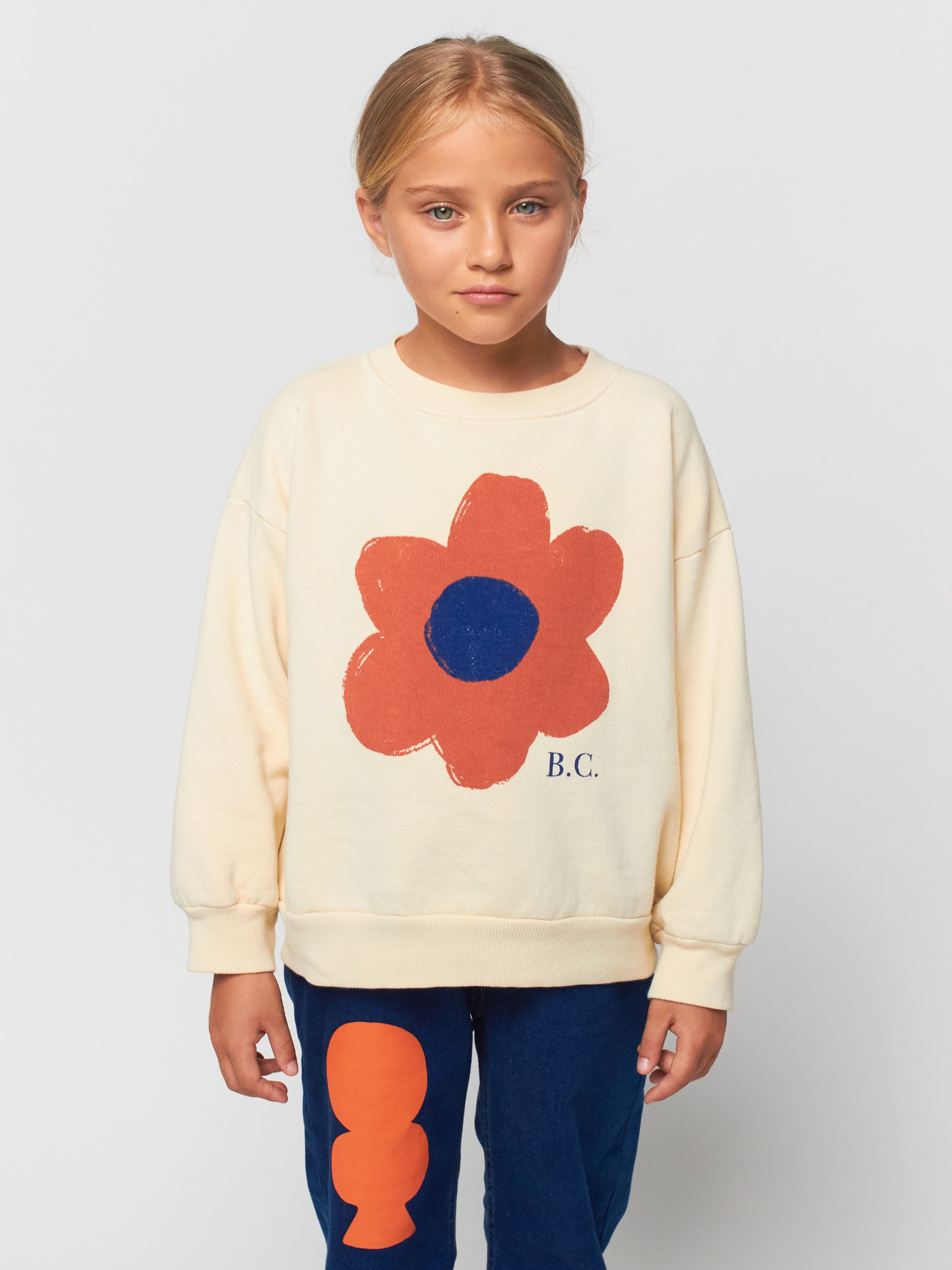 Big Flower sweatshirt - 2-3Y