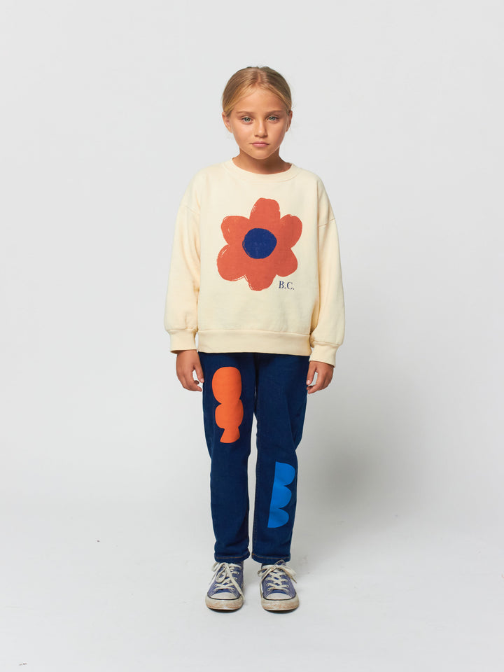 Geometric Shapes denim pants