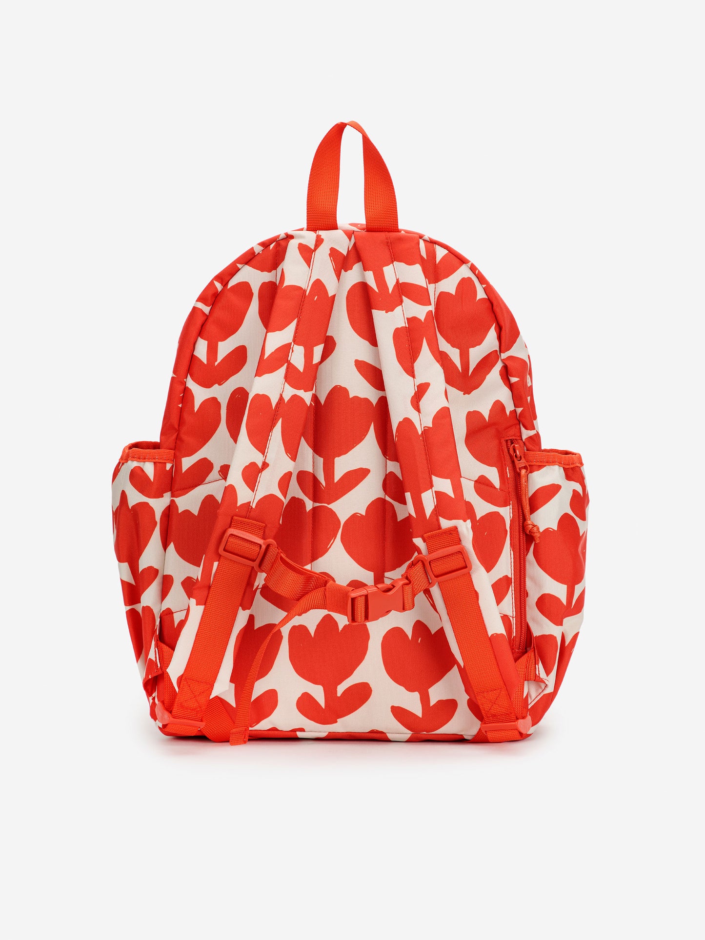 Retro Flowers Red backpack