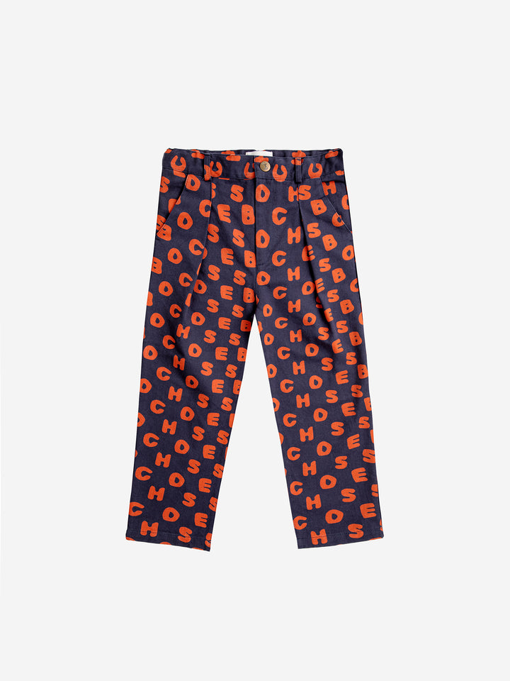 Bobo Small Alphabet Soup woven pant