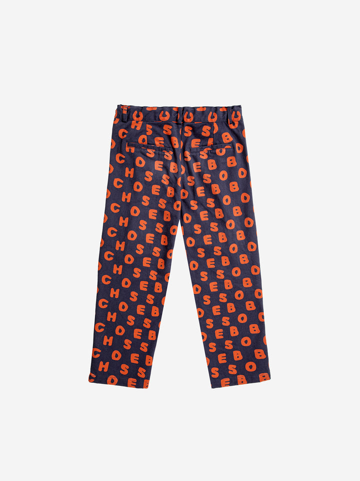 Bobo Small Alphabet Soup woven pant