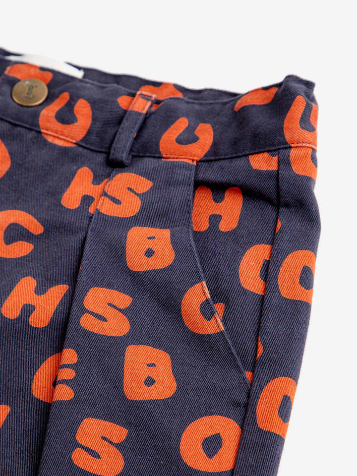 Bobo Small Alphabet Soup woven pant