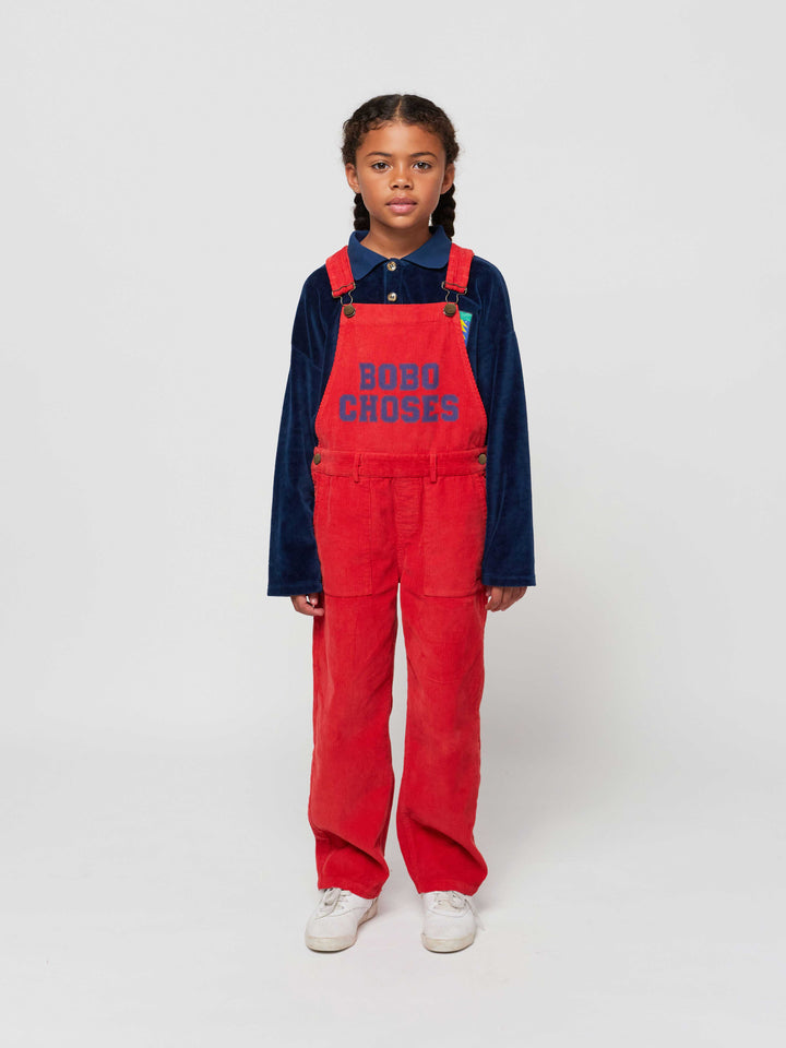 Bobo Choses courduroy dungaree