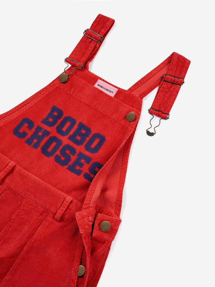 Bobo Choses courduroy dungaree