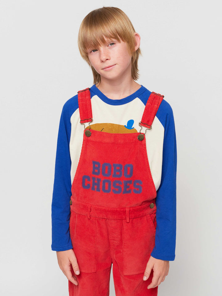 Bobo Choses courduroy dungaree