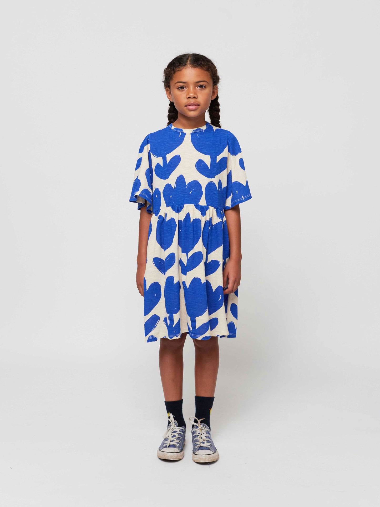 Retro Flowers all over dress