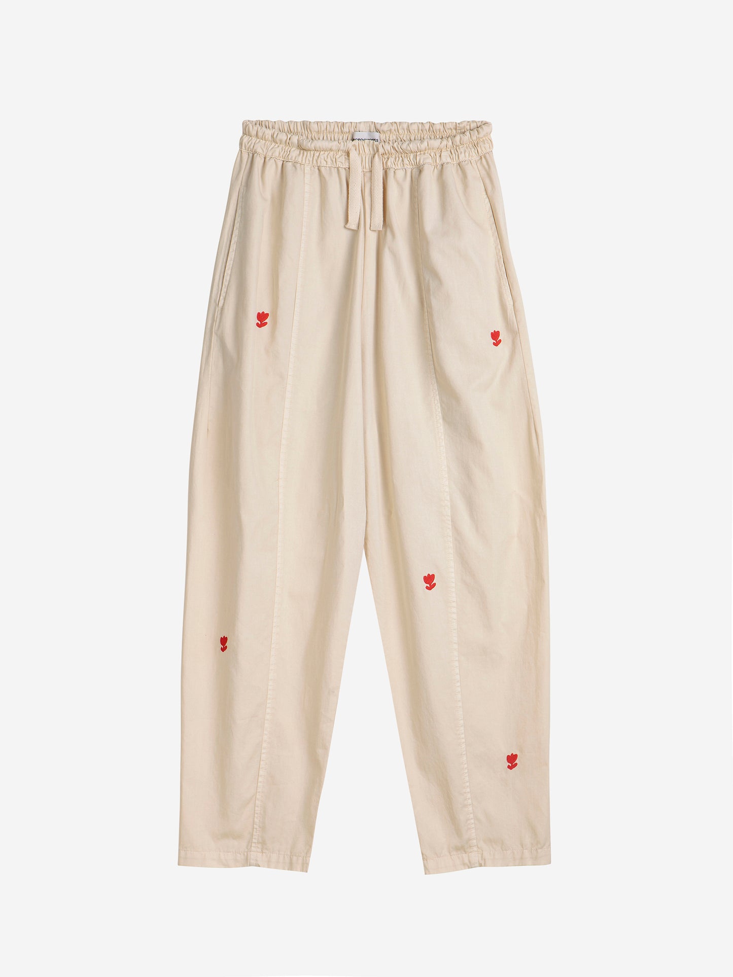 Flower embroidery Unisex Pants