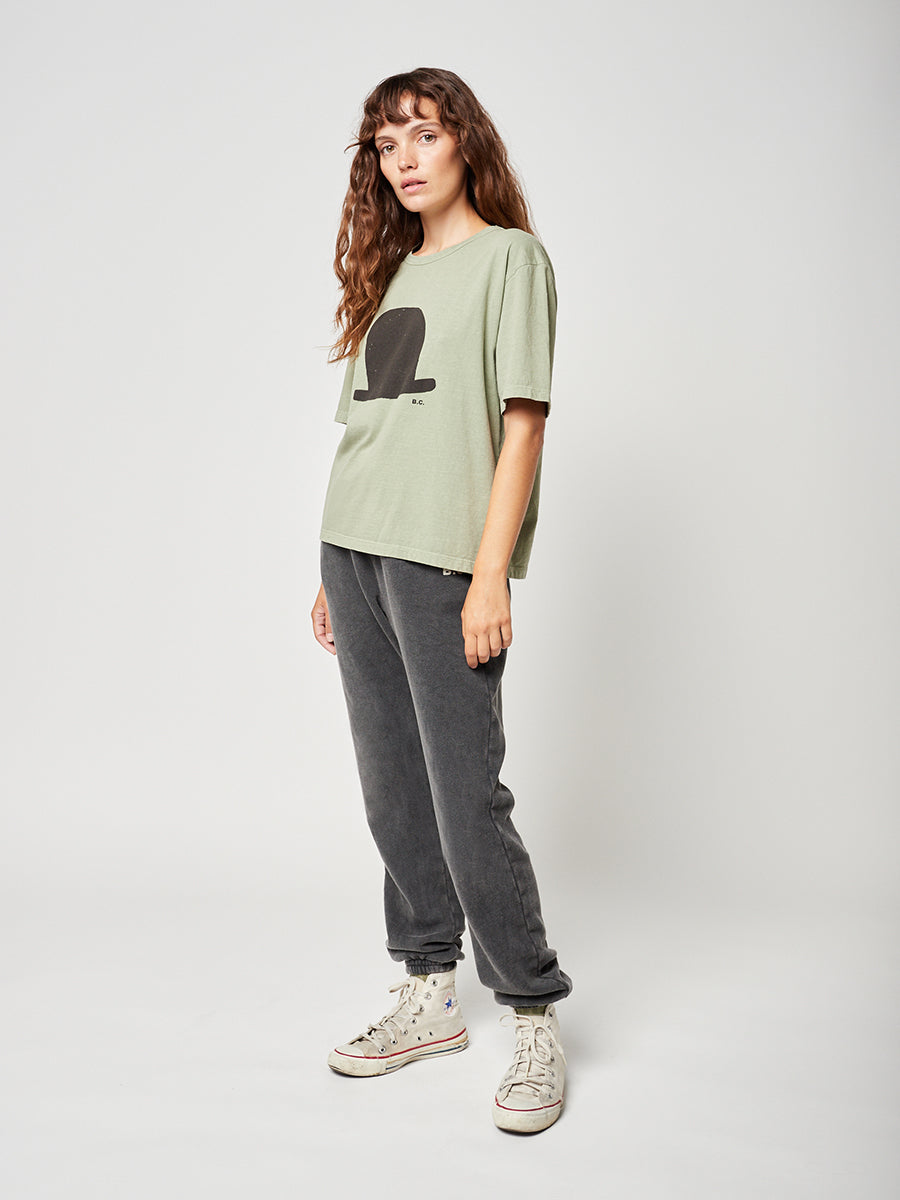 Chapeau Olive Green Short Sleeve T-shirt - XS