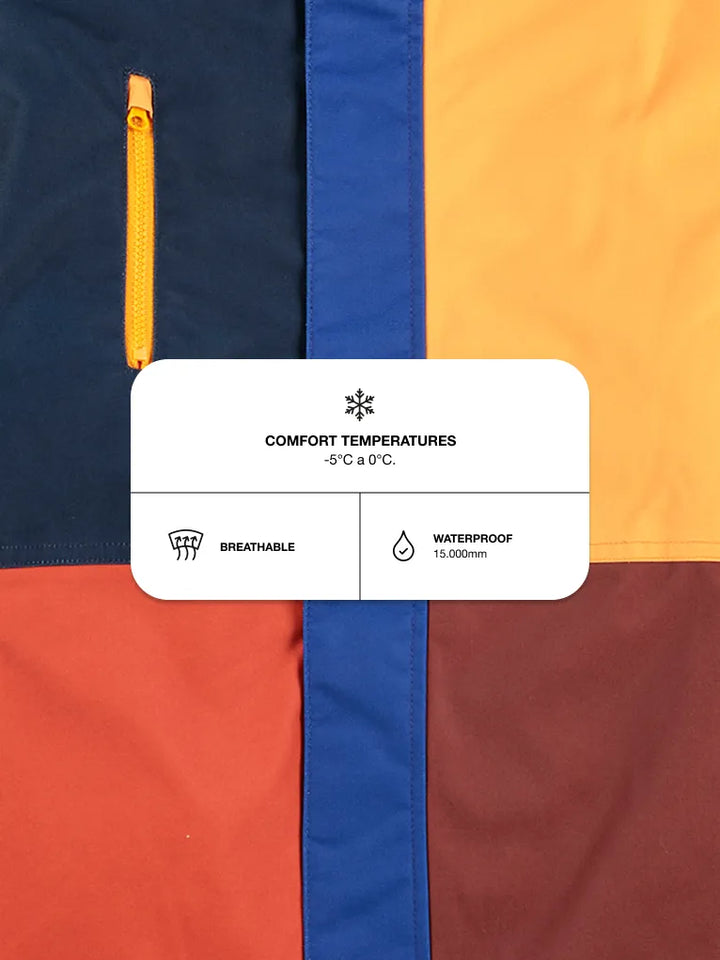 Bobo Choses color block ski anorak